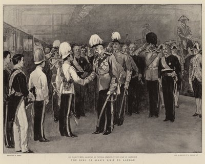 La visita del Rey de Siam a Londres de William Small